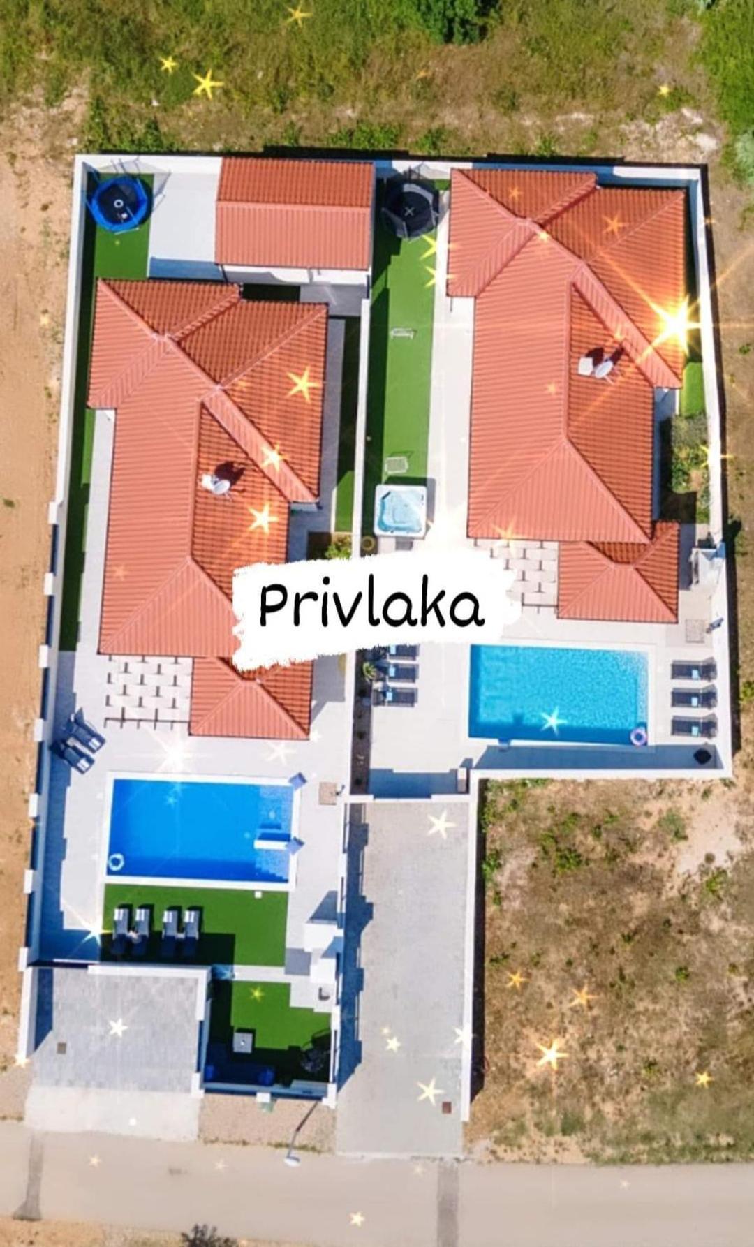 Villas Sabun - Modern House With Heated Pool Privlaka  Exterior foto